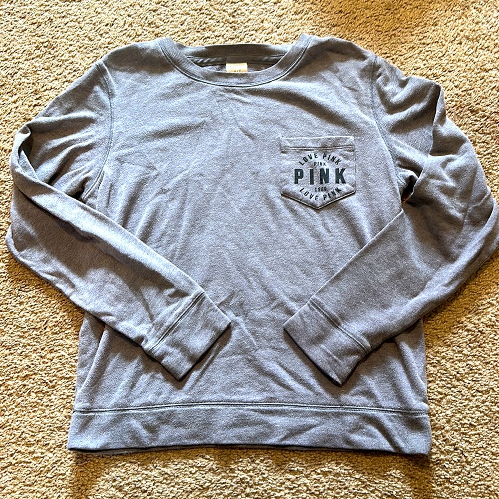 VS pink size small crewneck